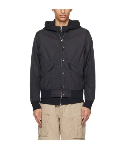 Parajumpers Zip Casual Jacket With Front In Black