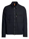 Parajumpers Zip-front Flap-pocket Jacket In Blue