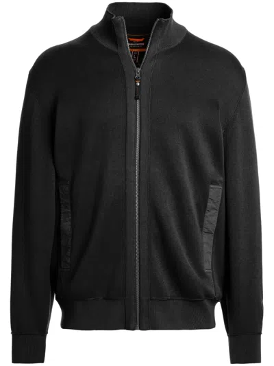 Parajumpers Zip-front Sweater In Black