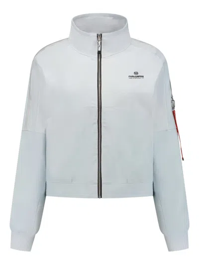 Parajumpers Zip-up Bomber Jacket In Blue
