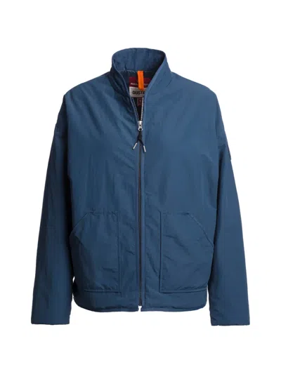 Parajumpers Zip-up Front-pocket Jacket In Blue