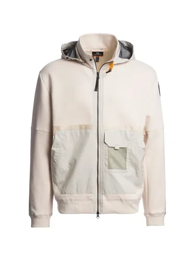 Parajumpers Zip-up Hooded Jacket In White