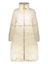 Parajumpers Long Oversize Down Jacket In Neutral