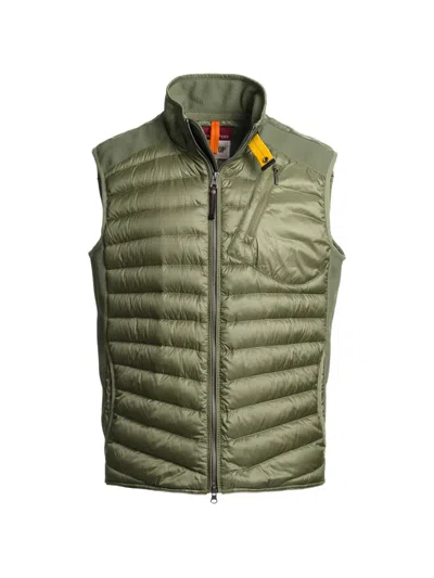 Parajumpers Zip-up Padded Gilet In Green