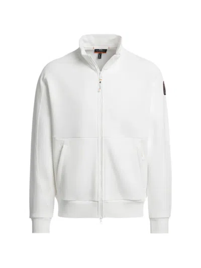 Parajumpers Zip-up Sweatshirt In White
