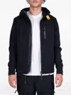 Parajumpers Zipped Hooded Jacket In Black