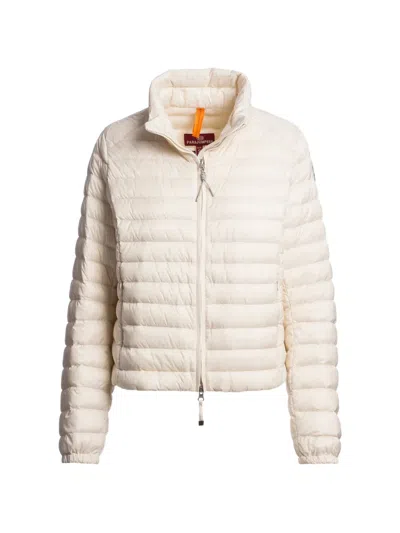 Parajumpers Zipped Padded Jacket In White