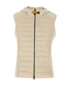 Parajumpers Zipper Down Vest In Nude