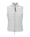 Parajumpers Zipper Down Vest In White