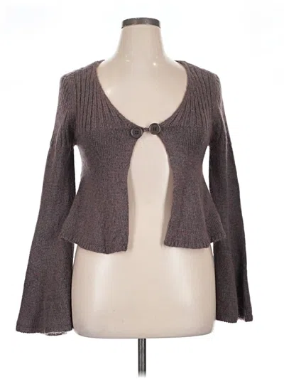 Pre-owned Parallel Cardigan Sweater In Brown