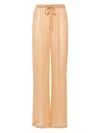 Paramidonna Aria Lurex Trousers In Brown