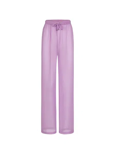 Paramidonna Aurora Drawstring Beach Trousers In Purple