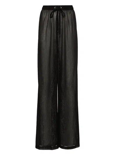 Paramidonna Aurora Lurex Trousers In Black