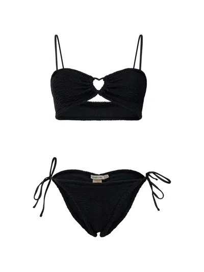 Paramidonna Britney Heart-detail Bikini In Black