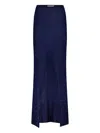 Paramidonna Bruna Maxi Skirt In Blue