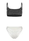 Paramidonna Chiara Bikini Black/white In Black