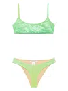 Paramidonna Chiara Bikini Set In Green