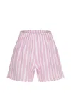 Paramidonna Cora Striped Shorts In Multi