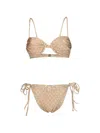 Paramidonna Daisy Polka-dot Bikini In Brown