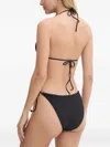 Paramidonna Ema Textured Side-ties Bikini In Black