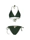 Paramidonna Ema Triangle Bikini In Green