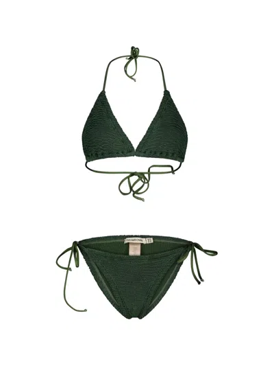 Paramidonna Ema Triangle Bikini In Green