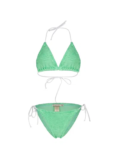 Paramidonna Ema Two Piece Swimsuit In Green