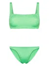 Paramidonna Emily Crinkled Bikini In Green