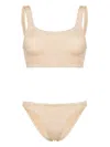 Paramidonna Emily Seersucker Bikini In Neutrals