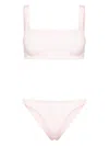 Paramidonna Emily Smock-design Bikini Set In Pink