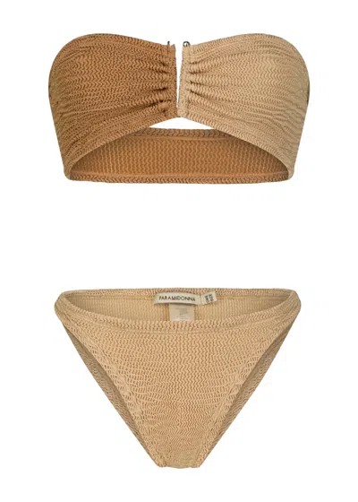 Paramidonna Frida Bikini Camel/sugar In Brown