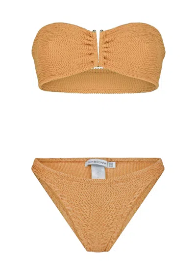 PARAMIDONNA FRIDA BIKINI PEACH LUREX