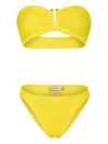 Paramidonna Frida Two Pieces Bikini Set In Yellow