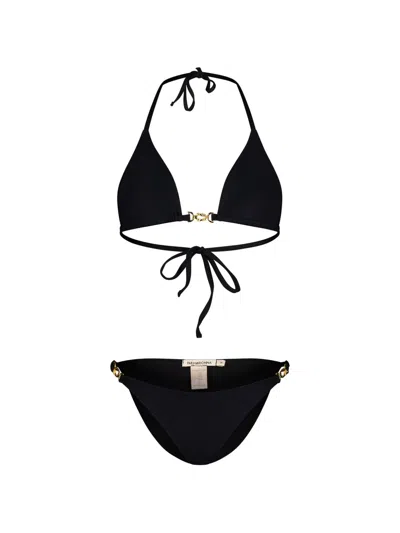 Paramidonna Gia Tie-detail Bikini In Black