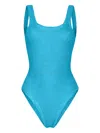 Paramidonna Hailey Textured Swimsuit In Blue