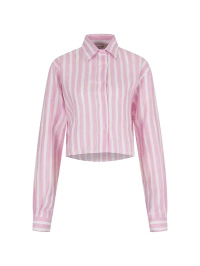 Paramidonna Ida Striped Shirt In Pink