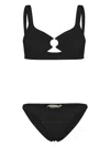 Paramidonna Irina Crinkled Bikini In Black