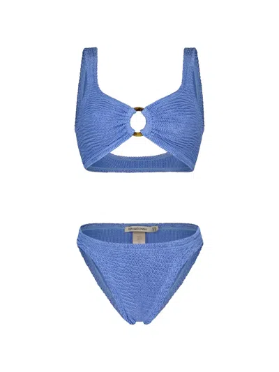 Paramidonna Irina Ring-detail Bikini In Blue