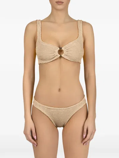 Paramidonna Irina Smocked Bikini In Neutral