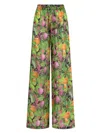 Paramidonna Jungle-print Beach Trousers In Grün