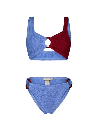 Paramidonna Kari Two Piece Swimsuit In Blue