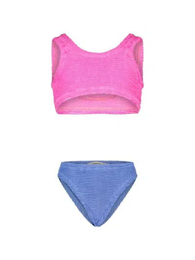 Paramidonna Kids' Katy Textured Bikini In Multi