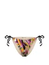 Paramidonna Kortney Tie-side Bikini Bottoms In Multi
