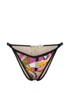 Paramidonna Lilia Abstract-print Bikini Bottoms In Multi