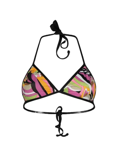 Paramidonna Lilia Tie-fastening Bikini Top In Multi