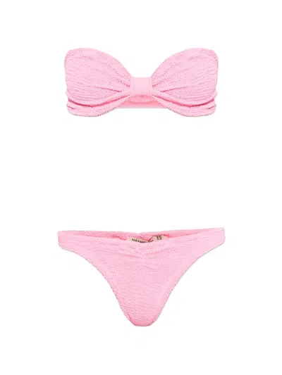 Paramidonna Lucy Textured Beachwear In Pink