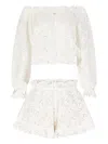 Paramidonna Luna Lace-trimmed Beach Set