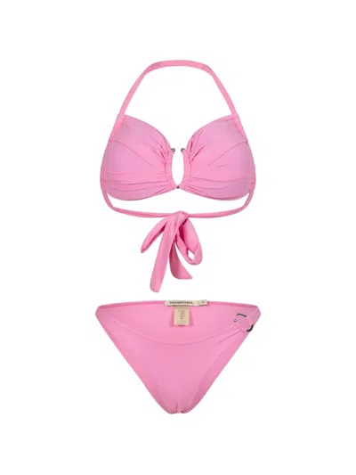 Paramidonna Morgan Halterneck Bikini In Pink