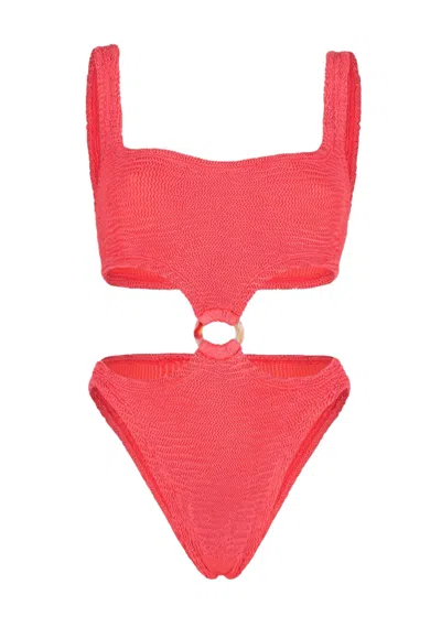 Paramidonna Olivia One Piece Coral In Red