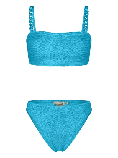 Paramidonna Penelope Chain Two Piece Swimsuit In Blue